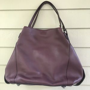 Coach Edie 42 shoulder bag in oxblood